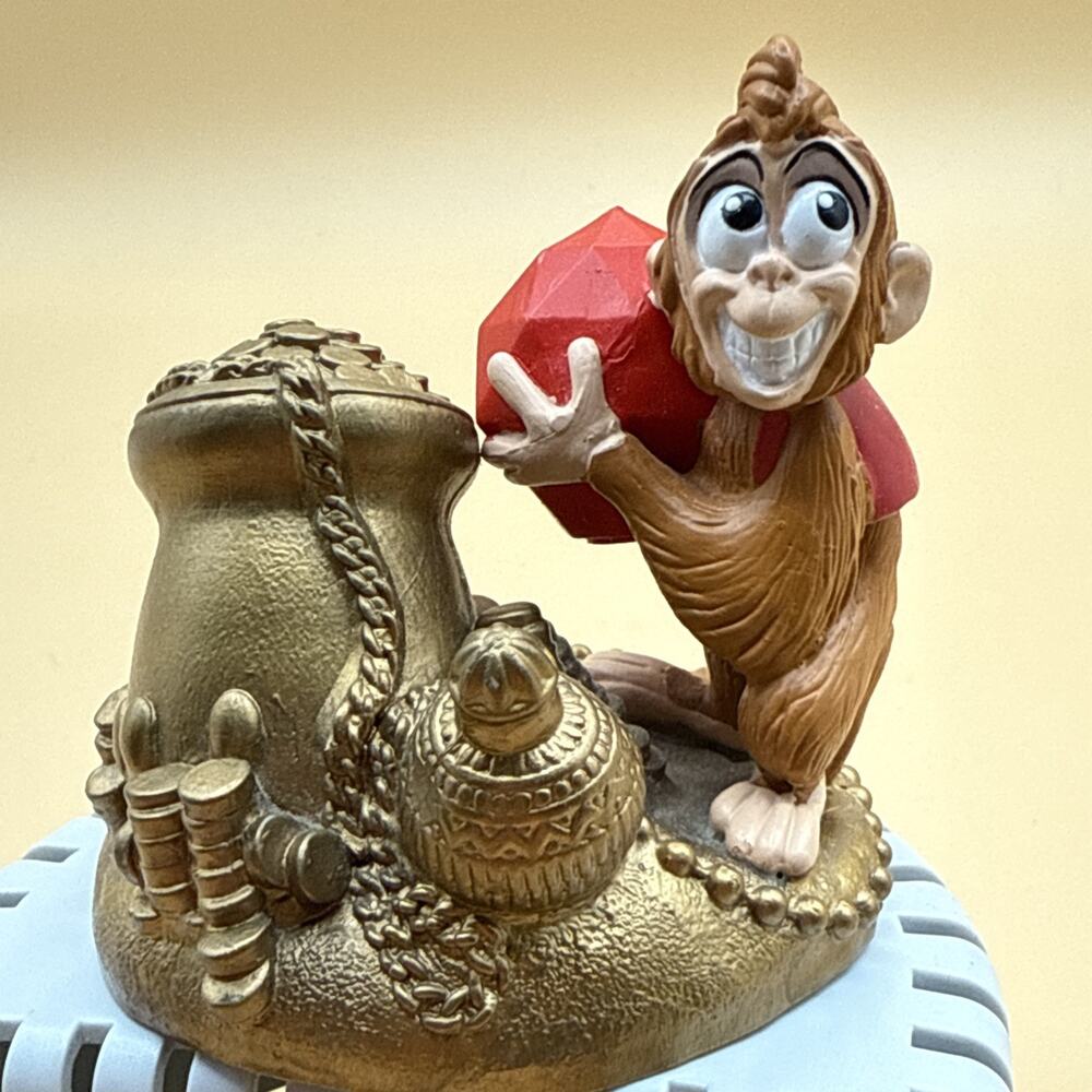 VTG Disney Lil Classics Aladdin Abu Gem Treasure Topper PVC Figure